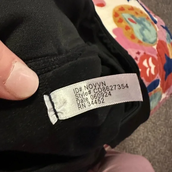 Cuddl Duds Black Leggings - Picture 8 of 8